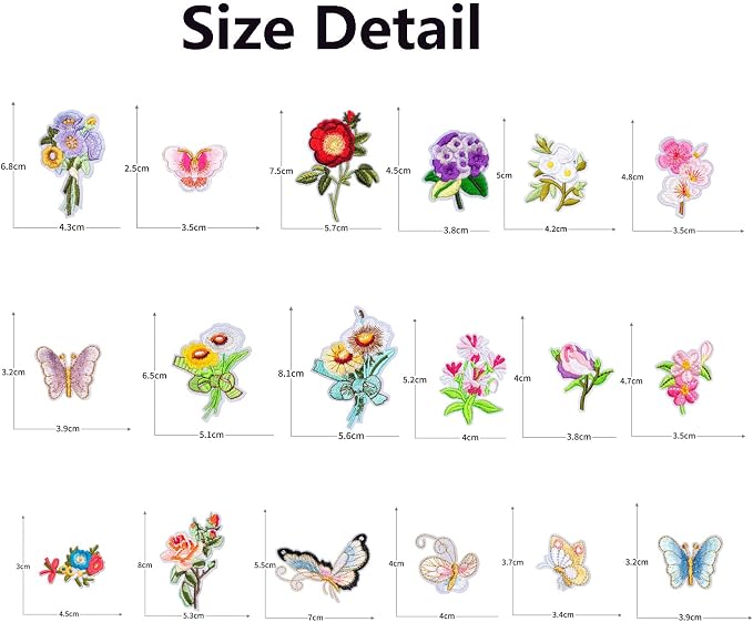 18 Colorful flower patches