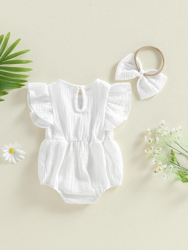 Smocked White