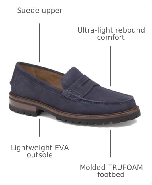 Navy Suede