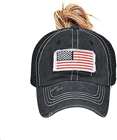 2pcs Mesh America Flag (Black+grey)