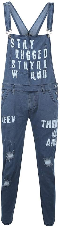 21#fahion Denim Overalls-blue