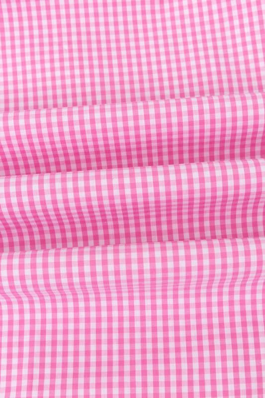 Pink White Check 428
