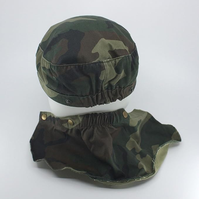 Woodland Camo Cadet W/ Removable Flap