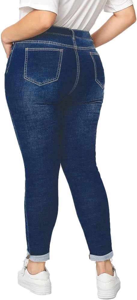 Elastic Waist Dark Blue