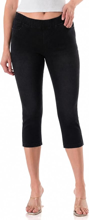 Capri-denim-black