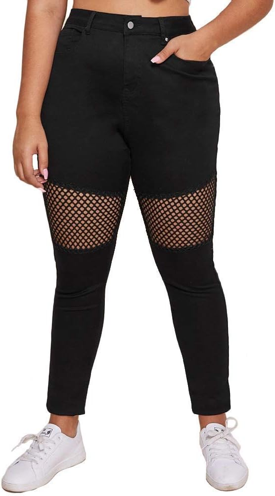 Fishnet Mesh Insert Black