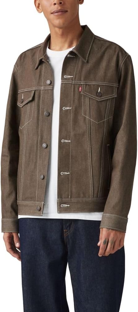 Dark Brown Rigid Trucker