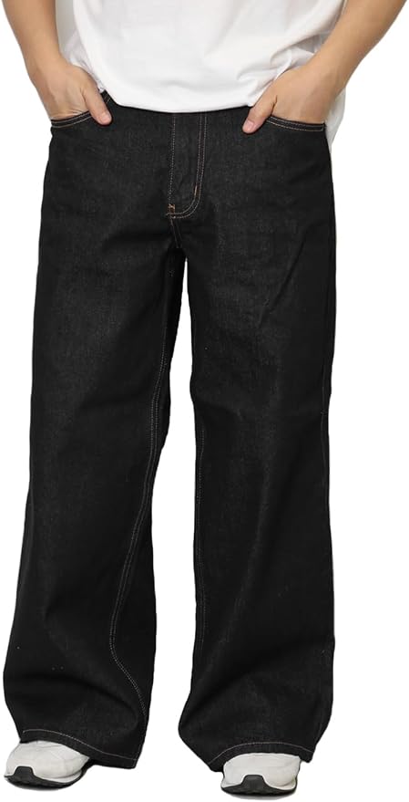 0620 Ultra Wide Leg Raw Black