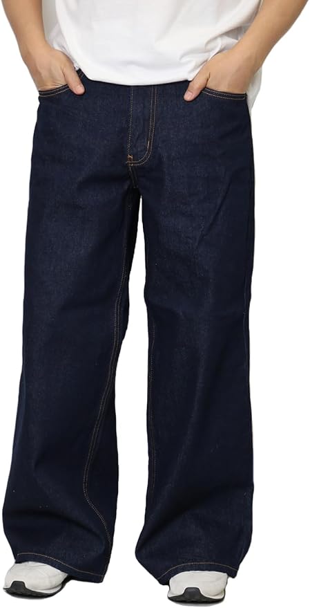 0620 Ultra Wide Leg Raw Blue