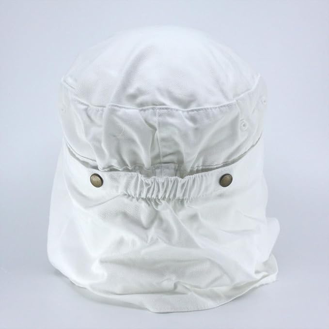 White Cadet W/ Removable Flap