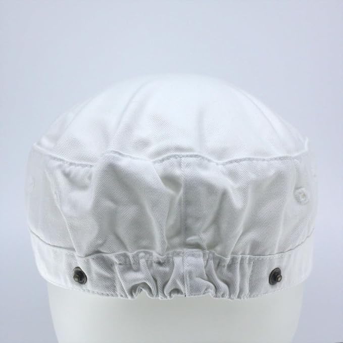 White Cadet W/ Removable Flap
