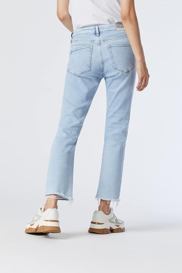 Light Ripped Recycled Blue