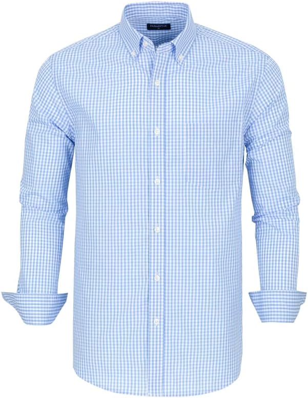 Blue White Check 427