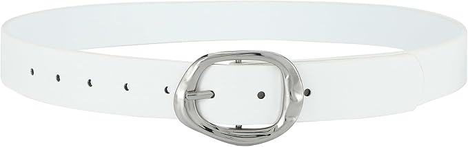 White_silver Buckle