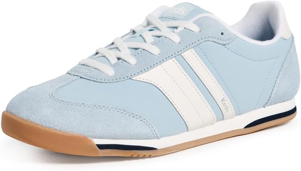 Light Blue Nylon/Suede/Leather