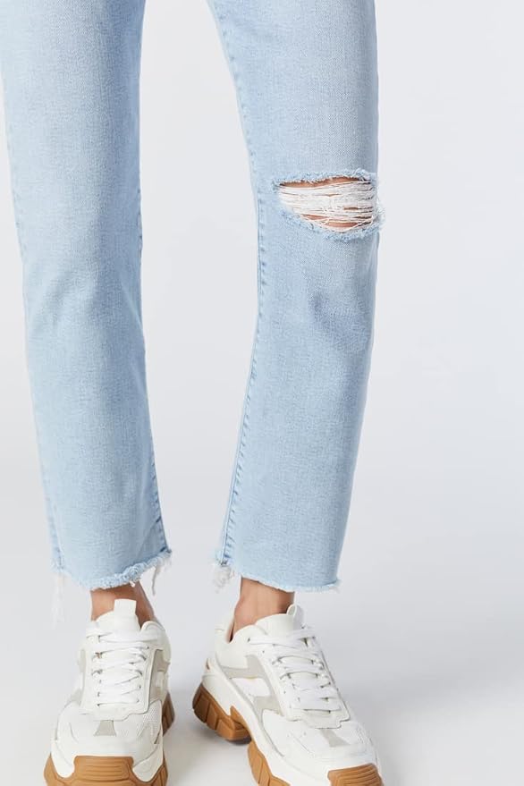 Light Ripped Recycled Blue