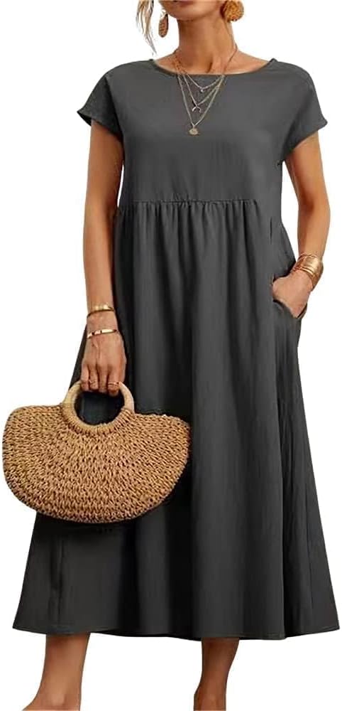 Dark Grey Maxi Dress