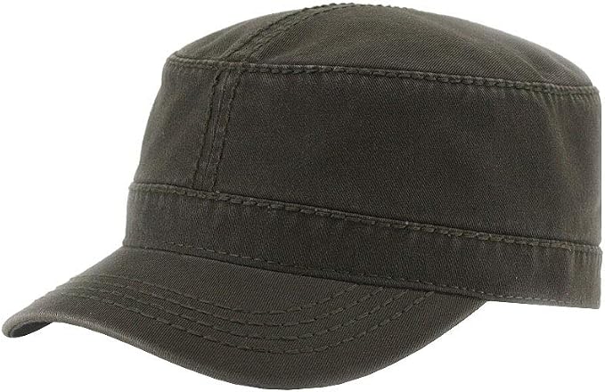 Dark Olive Green Heavy Stitching
