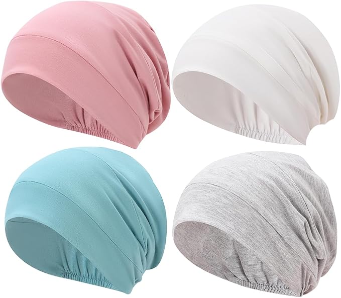 4 Pcs,light Gray+pastel Blue+pink+white