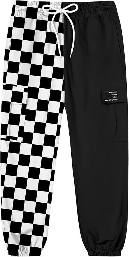 Black White Checked