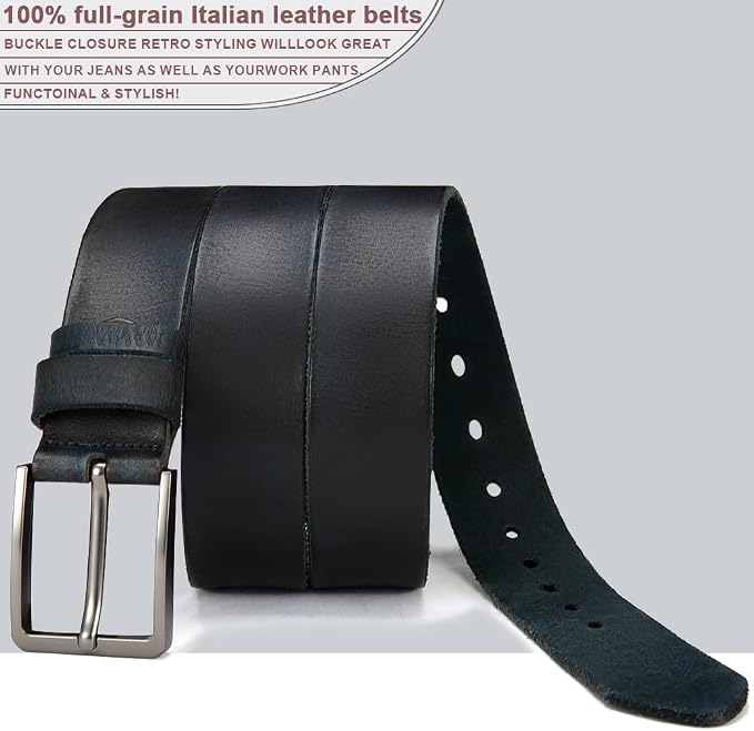 Full Grain Blue Belt