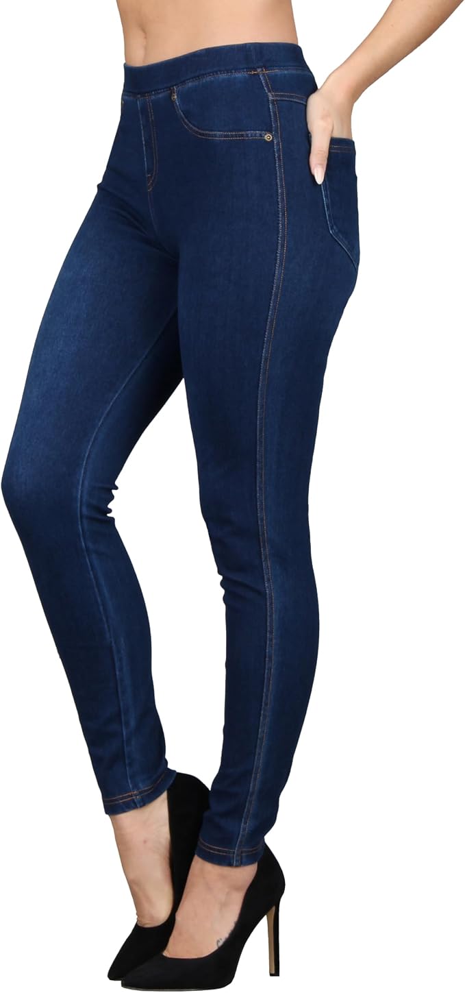 Dark Blue With Gold Stitching