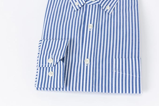 Navy White Striped 423