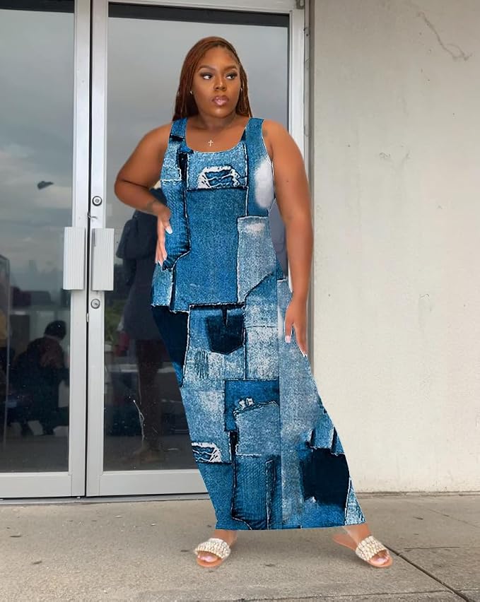 14-denim Print