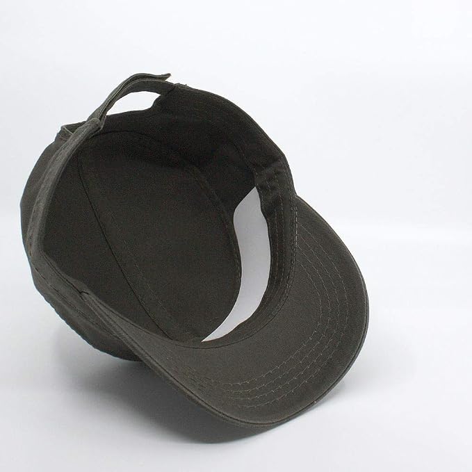 Dark Olive Green Heavy Stitching