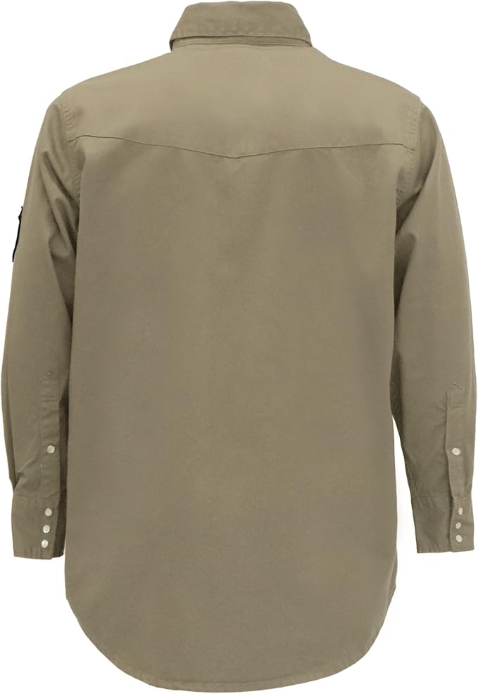 Pearl Snap Khaki