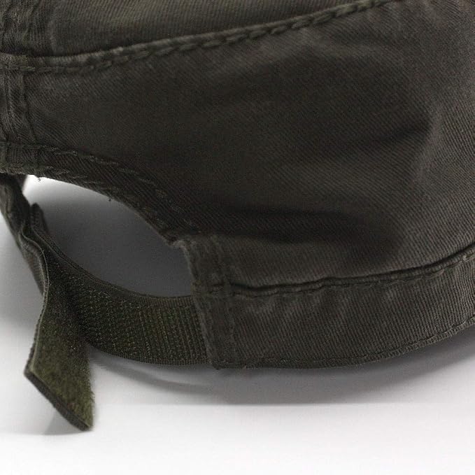 Dark Olive Green Heavy Stitching
