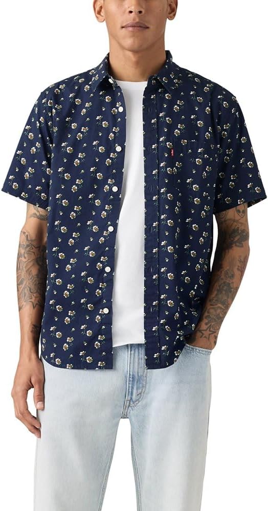 (New) Jace Ditsy Naval Academy Poplin