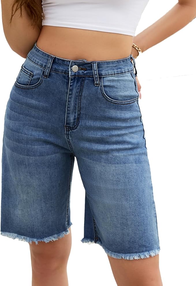 Dark Blue-raw Hem