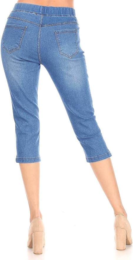 Capri-medium Blue Ripped