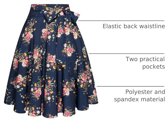 Multi Flowers Navy Blue