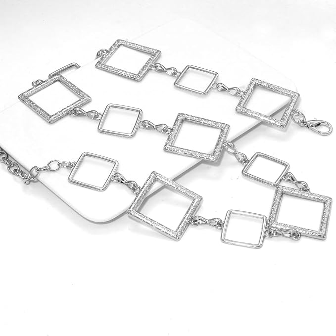 Large Small Squares Silver