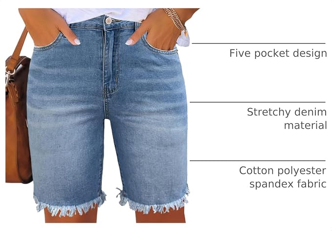 Raw Hem-light Blue