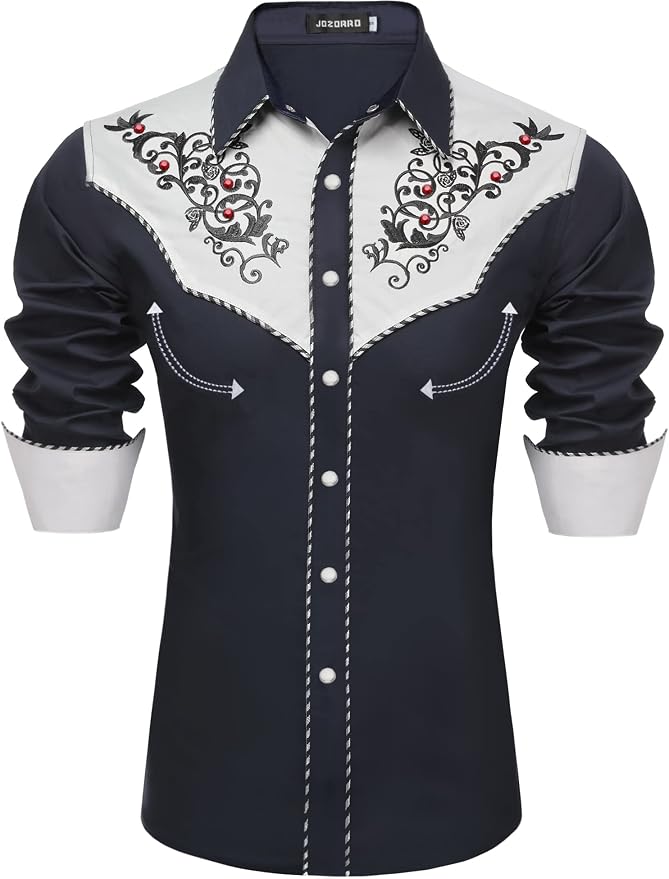 Navy Blue With Rhinestone