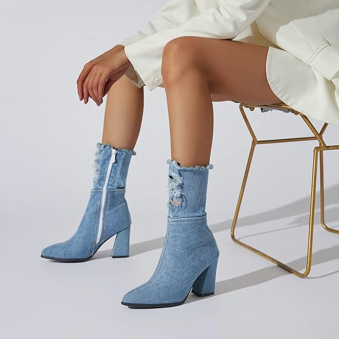 Short Light Blue
