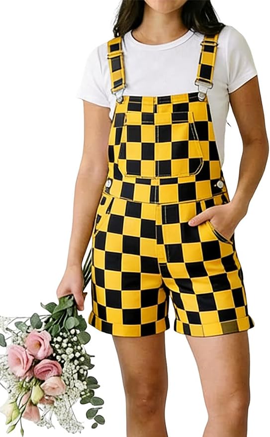 Yellow Black Checkered