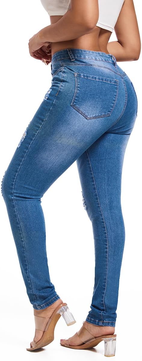 Ripped Light Blue
