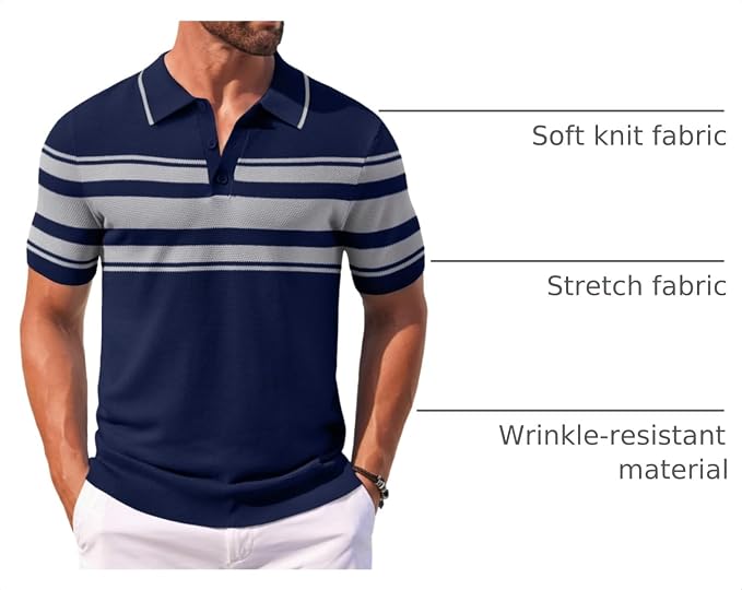 Blue With Gray Stripes
