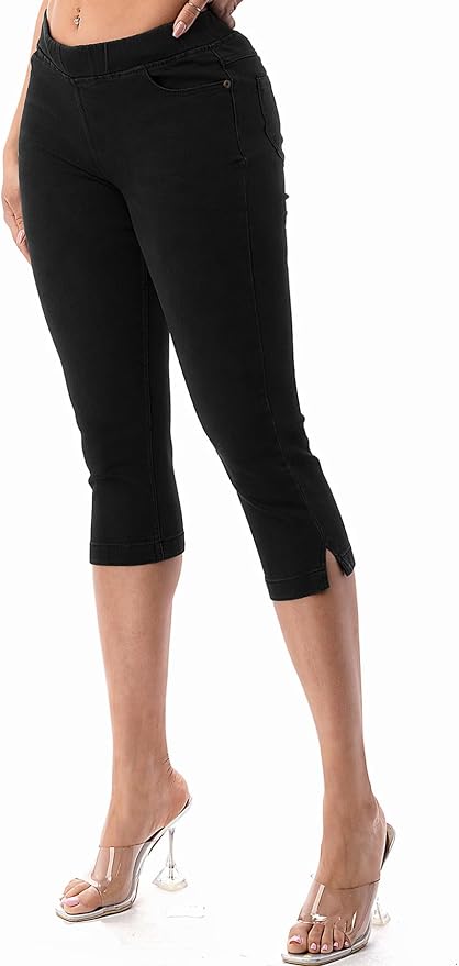 Capri-denim-black