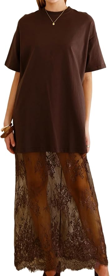 Brown Tshirt Dress