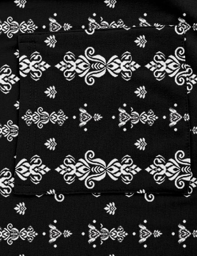 Z Boho Black Print