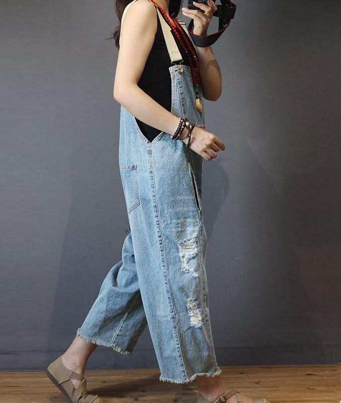 P49 Light Blue Jumpsuits
