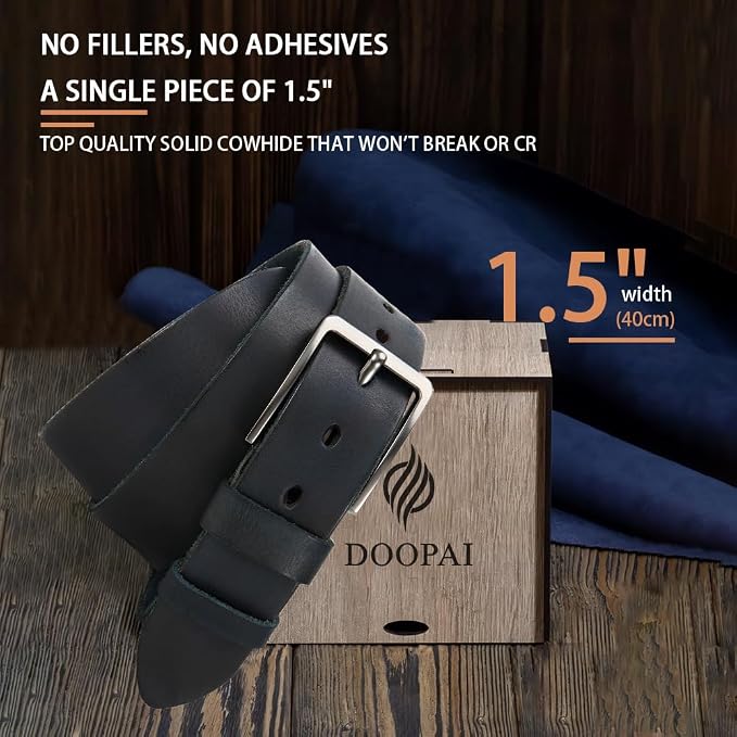 Full Grain Blue Belt