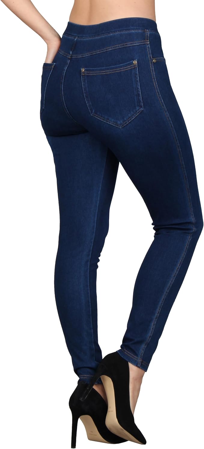 Dark Blue With Gold Stitching