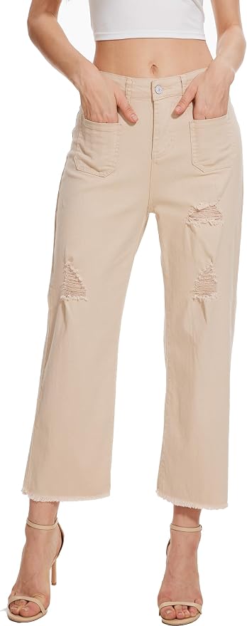 Ripped Khaki