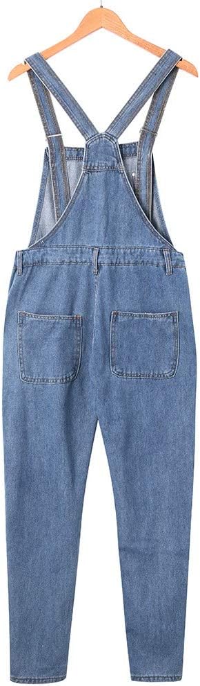 23#slim Fit Stretchy Pants Jumpsuit-blue